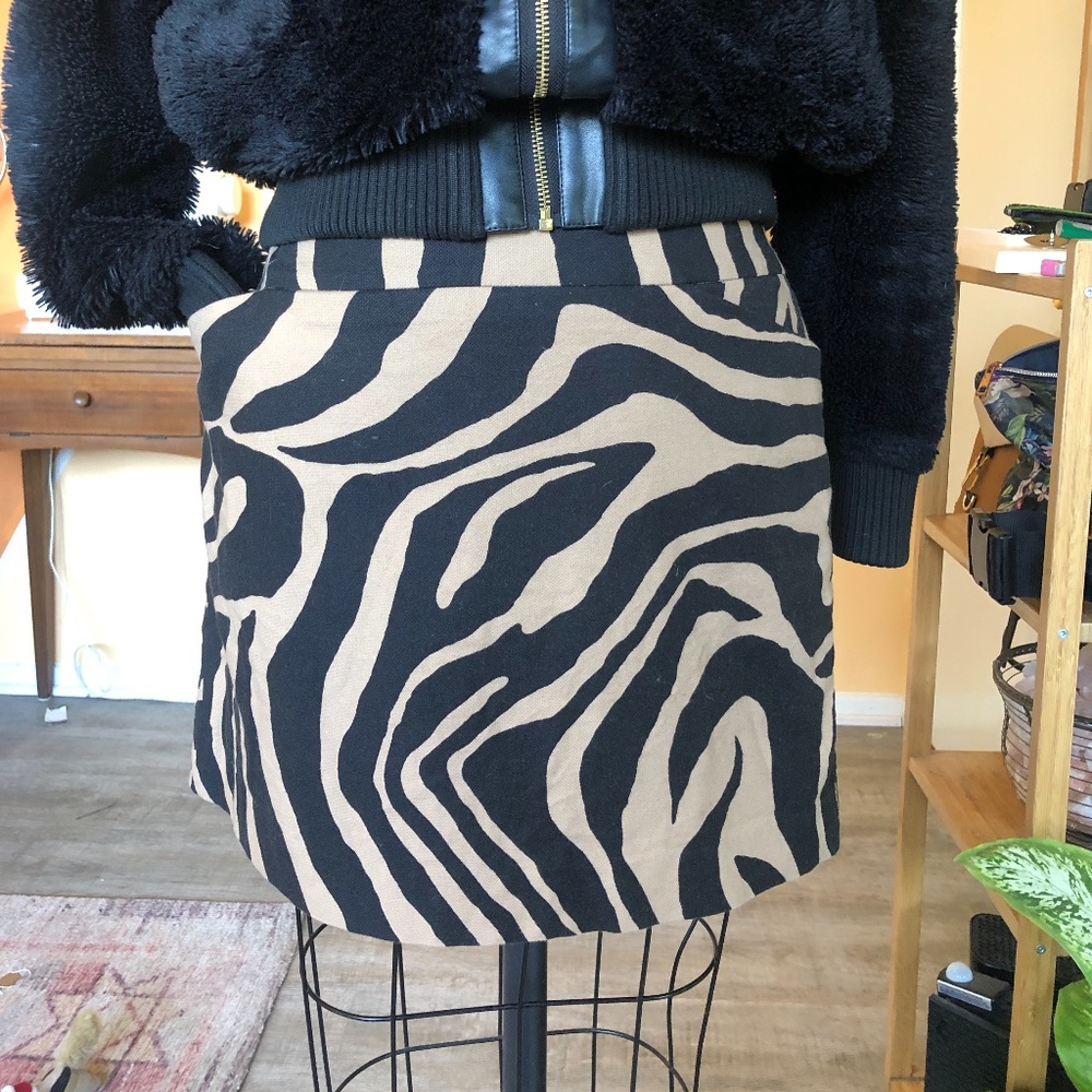 Ann Taylor Animal Print Skirt